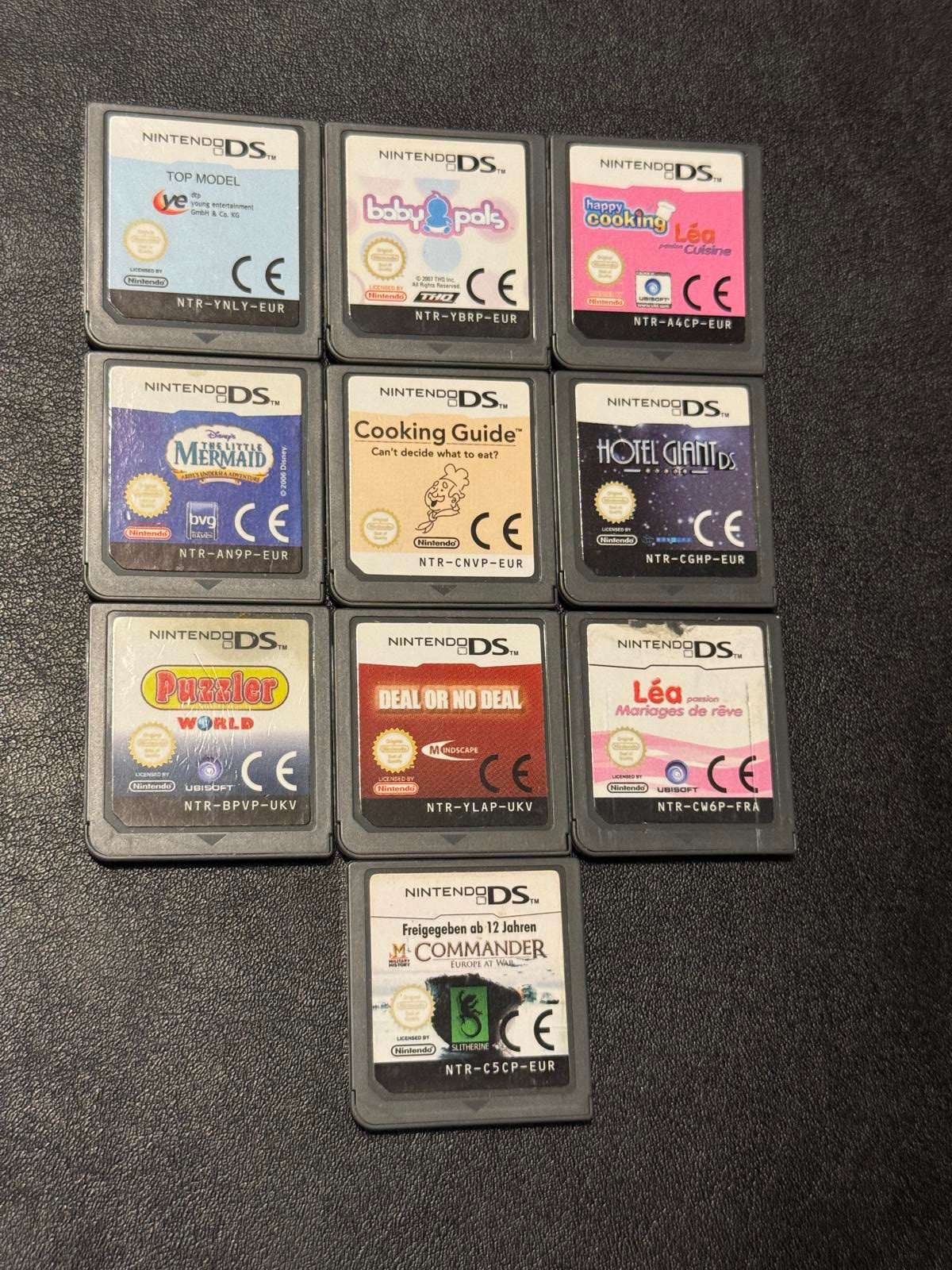 Nintendo DS 10 Game Card Bundle - Collection 9