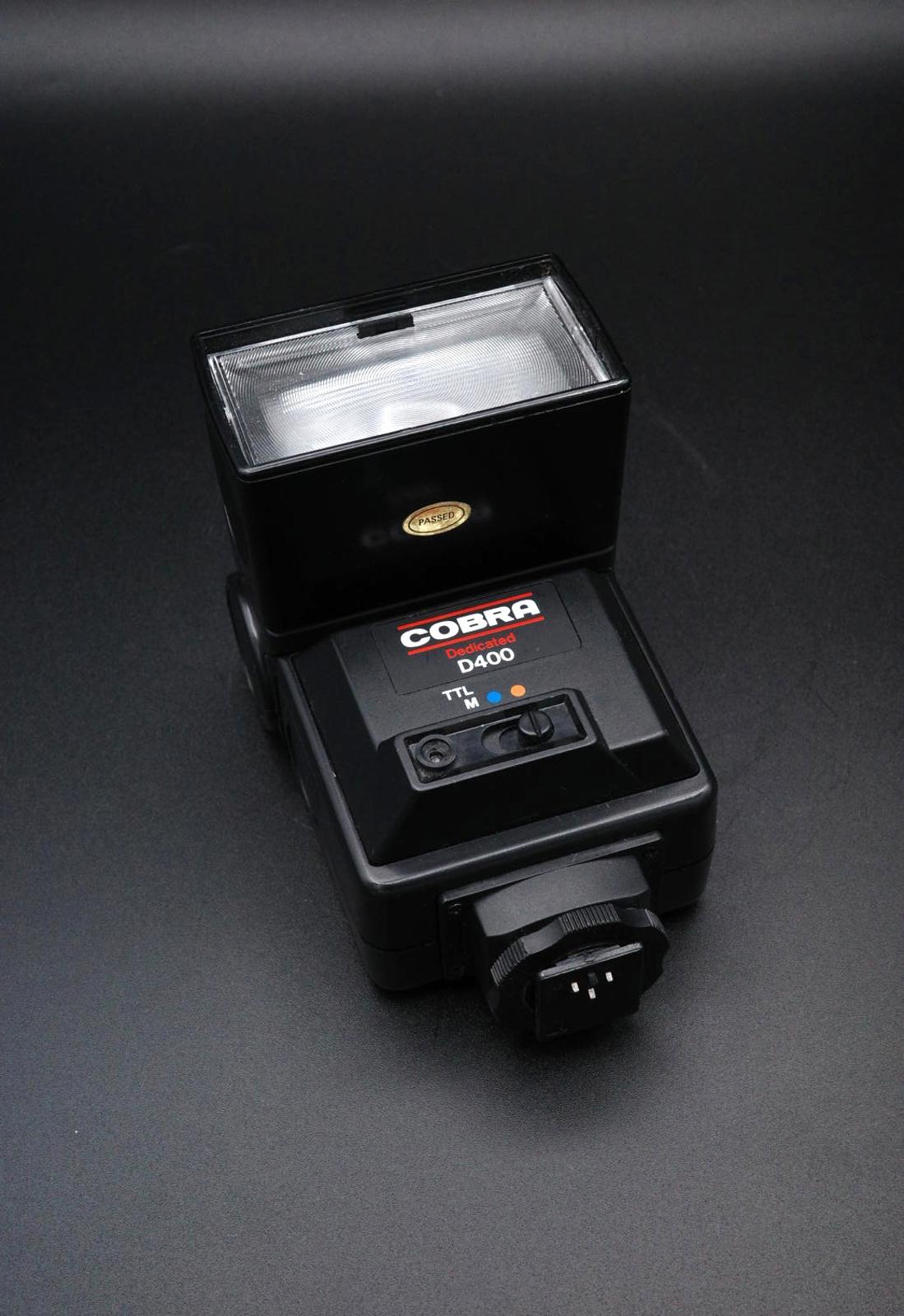 Cobra D400 Dedicated Vintage Flash For Pentax, Nikon, Olympus, Minolta - Working