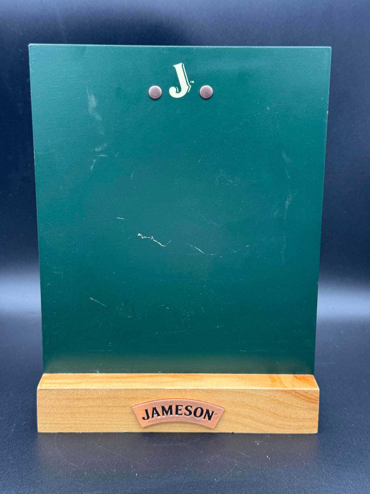 Jameson Chalkboard With Bulldog Clip - Great For Bars & Man Caves