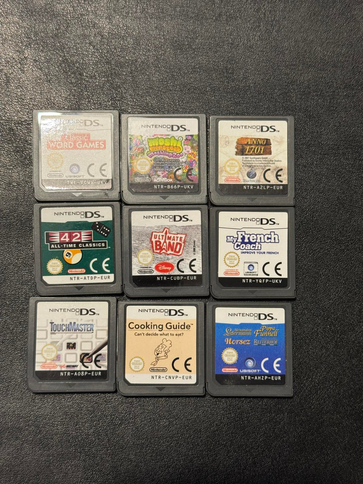 Nintendo DS 9 Game Card Bundle - Collection 10