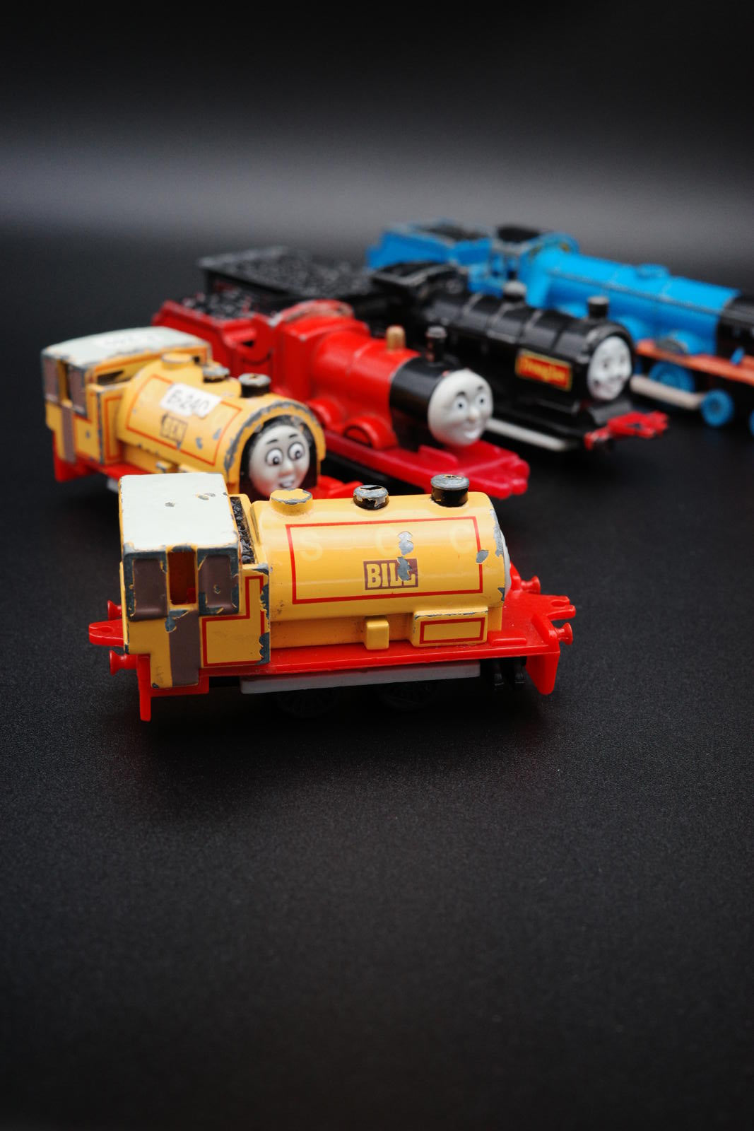 Vintage Thomas the Tank Engine ERTL Die Cast Mini Train Set - 5 Characters