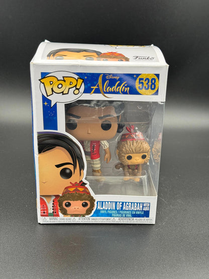 Aladdin Of Agrabah With Abu - Disney Aladdin #538 Funko Pop!