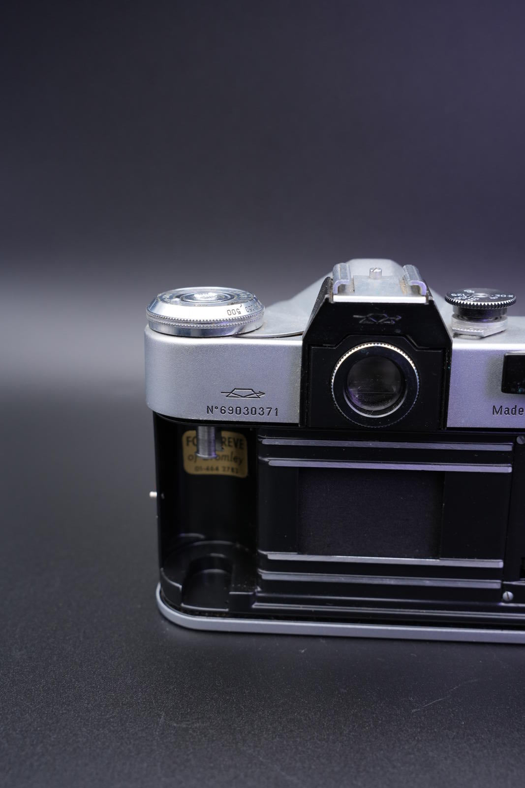 Zenit-E 35mm Vintage 1960's Film Camera With Custom Red Leather + Helios-44M-4
