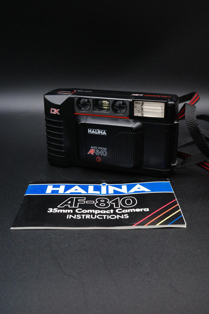 Halina AF810 Auto Focus 35mm Vintage Film Camera - Tested & Working