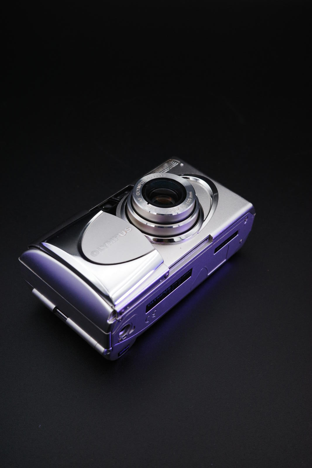 Olympus MJU Metal U V 35mm film Compact Camera - 38-105mm Working