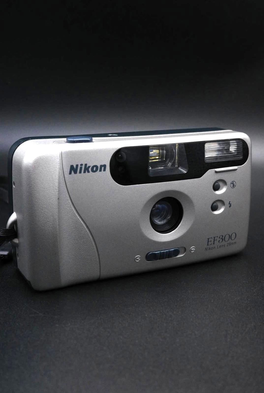 Vintage Nikon EF 300 35mm Compact Film Camera Tested & Working