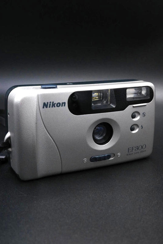 Vintage Nikon EF 300 35mm Compact Film Camera Tested & Working