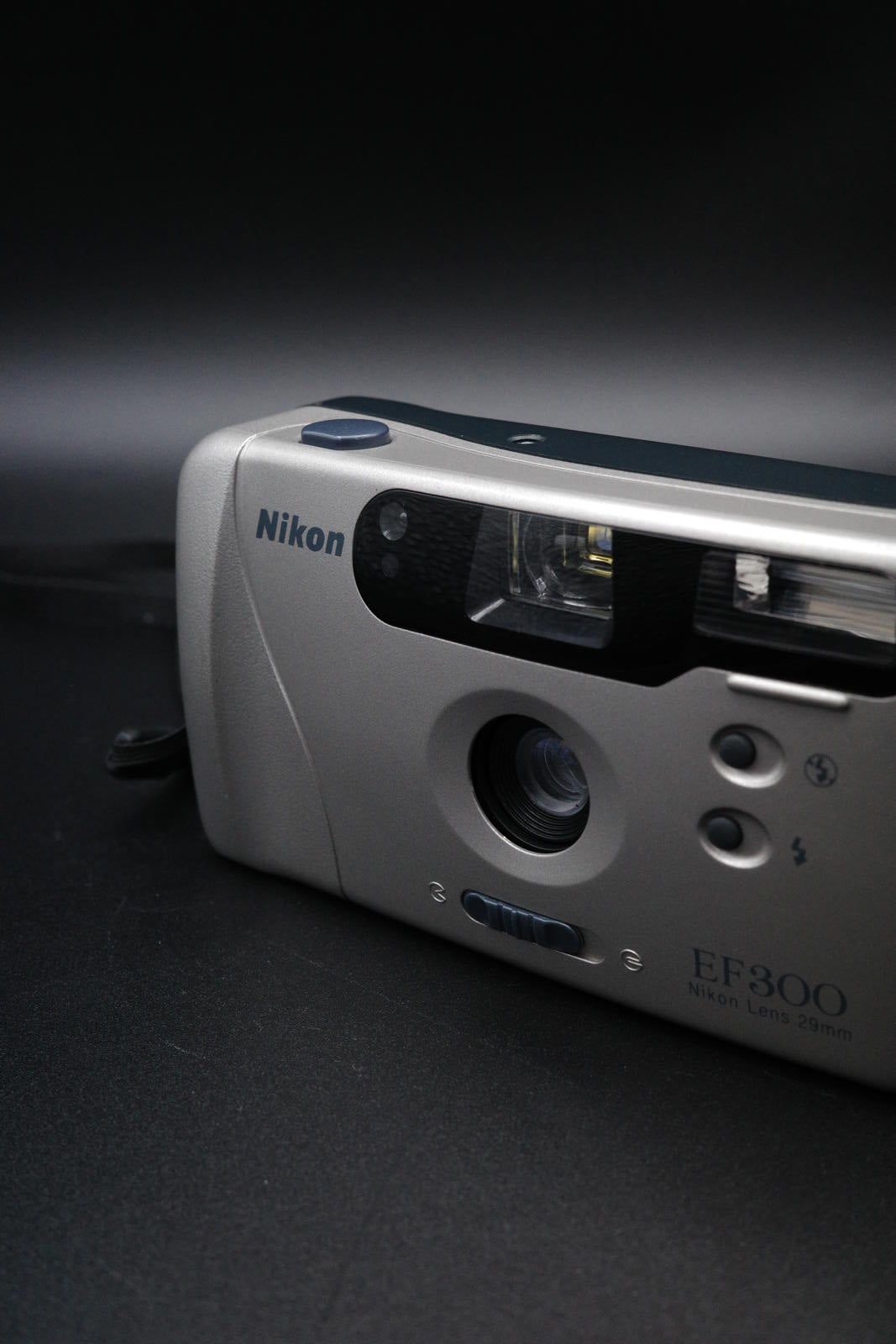 Vintage Nikon EF 300 35mm Compact Film Camera Tested & Working