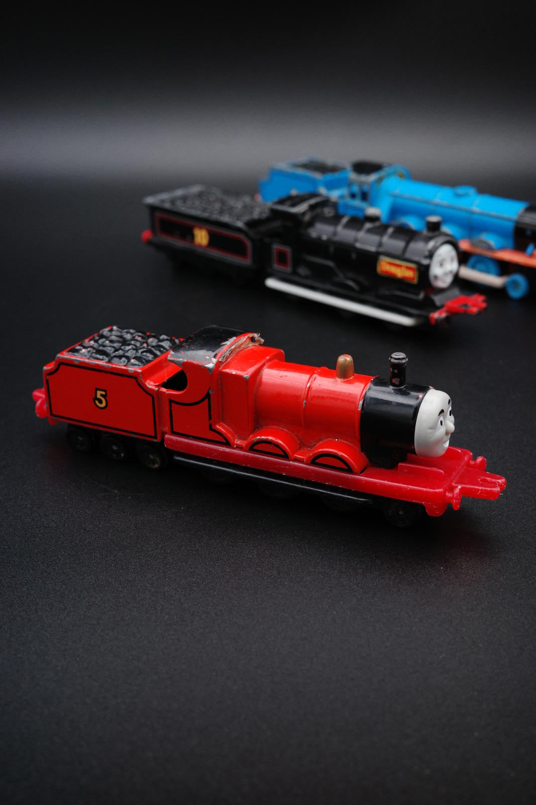 Vintage Thomas the Tank Engine ERTL Die Cast Mini Train Set - 5 Characters