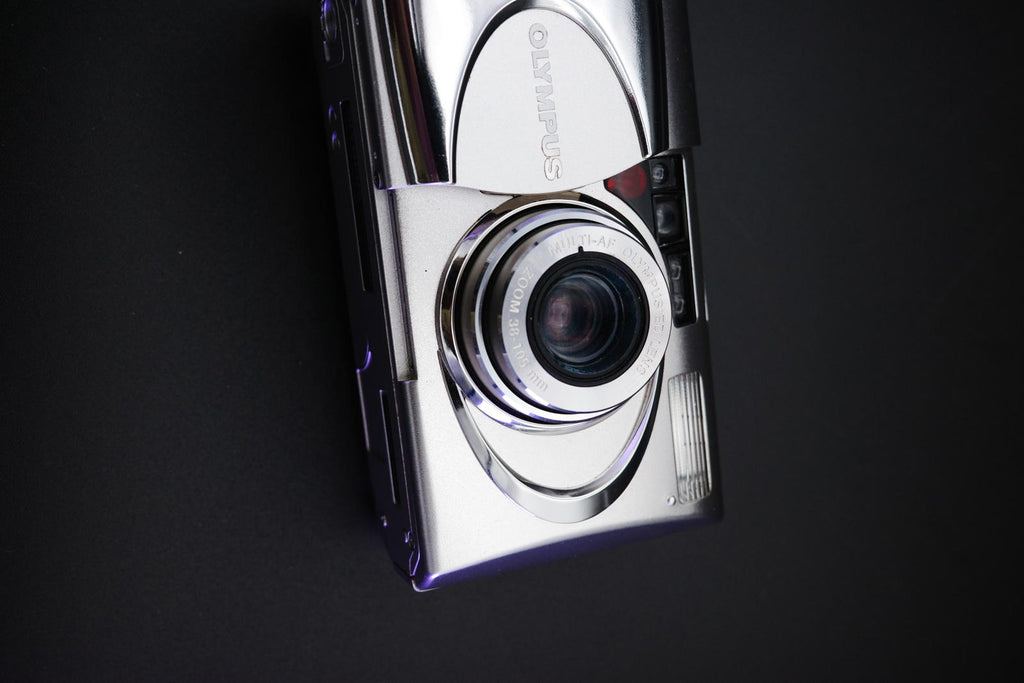 Olympus MJU Metal U V 35mm film Compact Camera - 38-105mm Working