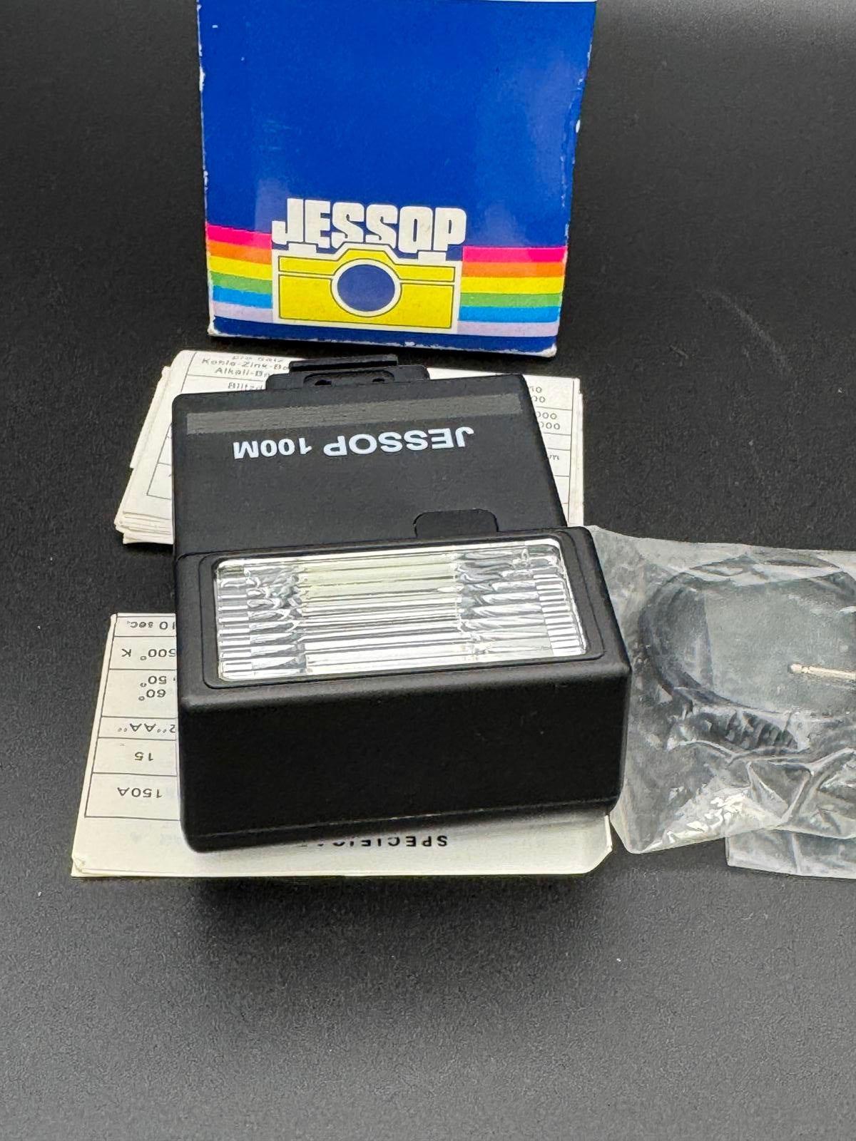 Jessops Model 100m Vintage (90's) Electronic Camera Flash Boxed & Fully Working