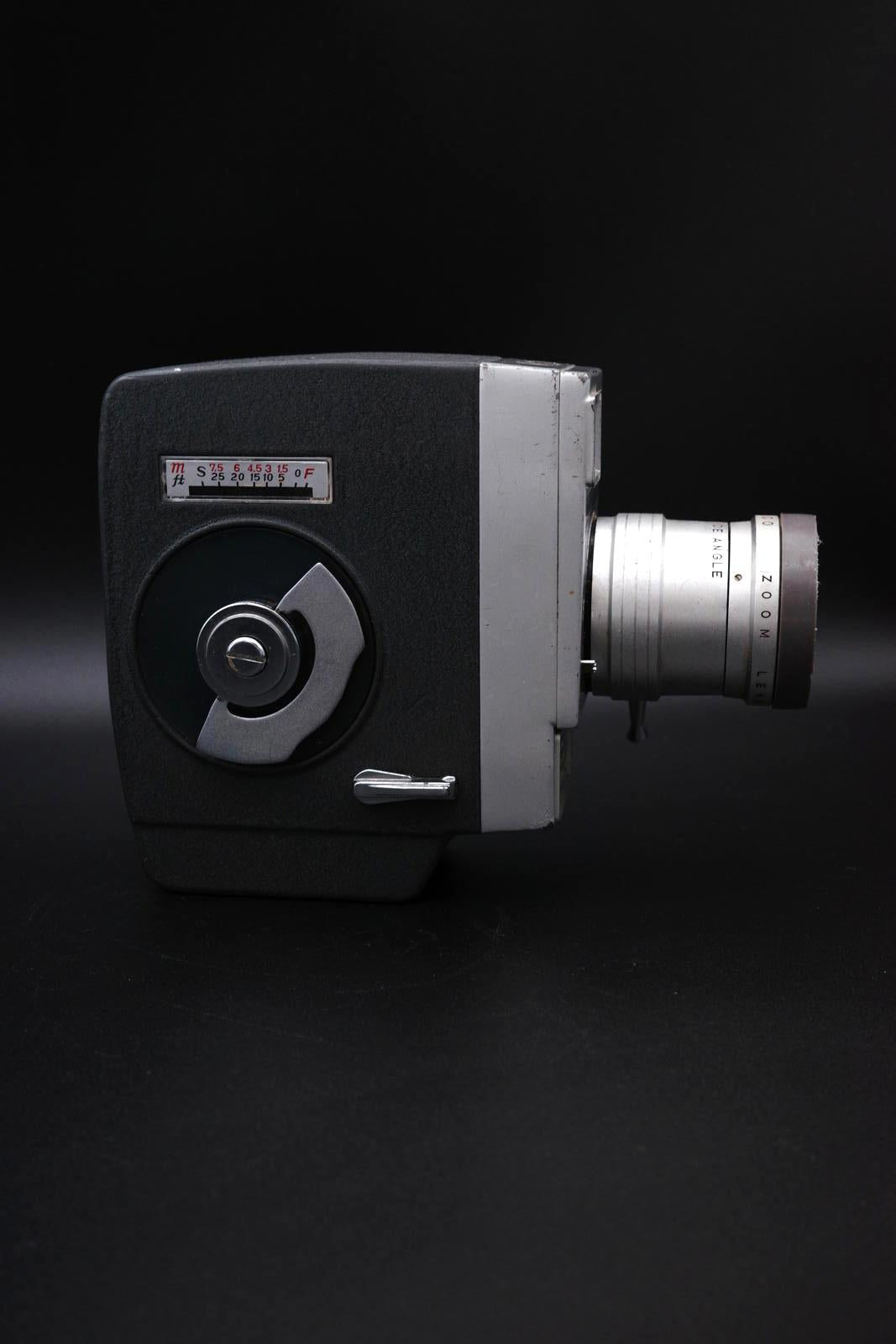 Jelcou 8 Zoom SE 8mm Camcorder – Vintage 1960's Home Movie Camera – Untested